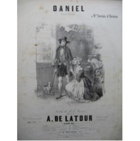 DE LATOUR A. Daniel Chant Piano 1845