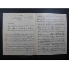 CASADESUS Francis Le Baptême de la Ligne Chant Piano 1931
