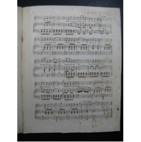 DONVÉ Edouard Un petit doigt de Vin Piano Chant ca1840