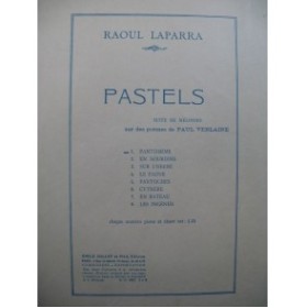 LAPARRA Raoul Pantomime Chant Piano 1927
