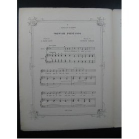 DORET Gustave Premier Printemps Chant Piano