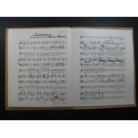 THIRIET Maurice Matinale Nocturnale Dédicace Chant Piano 1930