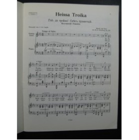 12 Biliebte Russische Zigeunerromanzen und Lider Chant Piano 1966