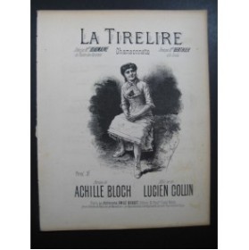 COLLIN Lucien La Tirelire Chant Piano XIXe