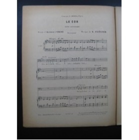 FLÉGIER A. Le Cor Chant Piano 1947