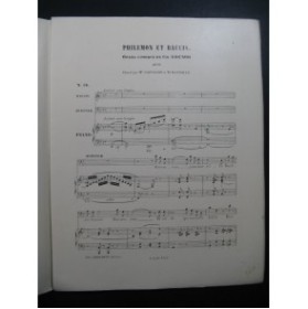 GOUNOD Charles Philémon et Baucis No 18 Chant Piano ca1880