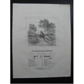 PUGET Loïsa Les Chants de ma Provence Chant Piano 1838