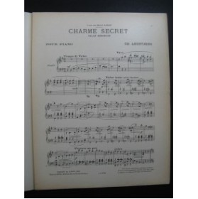 LEUNTJENS Ch. Charme secret piano