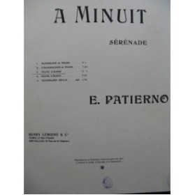 PATIERNO E. A Minuit Piano