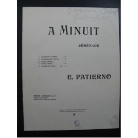 PATIERNO E. A Minuit Piano