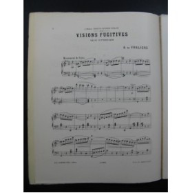 FRALIERS A. de Visions Fugitives piano