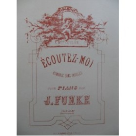 FUNKE J. Ecoutez-Moi piano