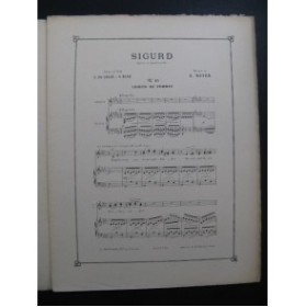 REYER E. Sigurd No 15 Choeur de Femmes Chant Piano