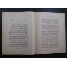 FÉVRIER Henry Les Chansons de la Woëvre Octobre Chant Piano 1916