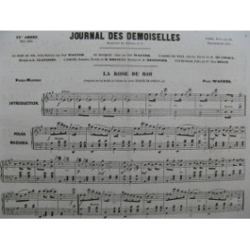 Journal des Demoiselles Wagner Clapisson Monestier Bosch Piano 1854