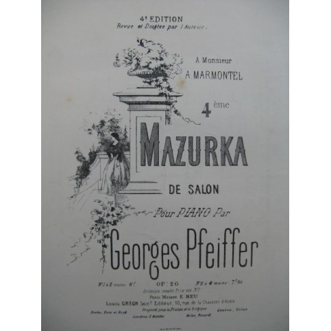 PFEIFFER Georges Mazurka piano