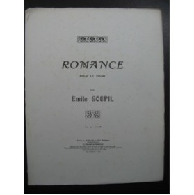 GOUPIL Emile Romance piano