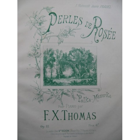 THOMAS F. X. Perles de Rosée piano