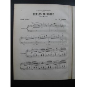 THOMAS F. X. Perles de Rosée piano