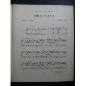 FLEGIER A. Prière d'Amour piano