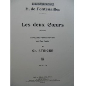 DE FONTENAILLES H. Les deux Cœurs piano