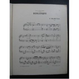 DOLMETSCH V. Burlesque piano