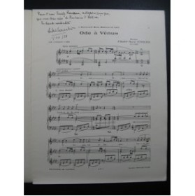 CUVELIER André-Marie Chansons pour Hélène No 2 Dédicace Piano Chant 1938