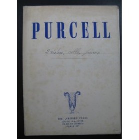 PURCELL Henry Sonata I Piano 2 Violons Violoncelle 1936