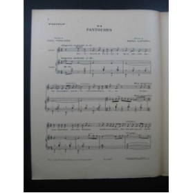 LAPARRA Raoul Fantoches Chant Piano 1927