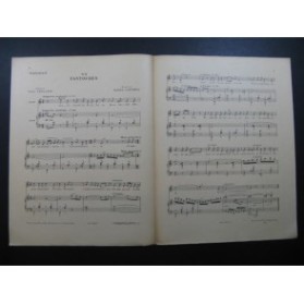 LAPARRA Raoul Fantoches Chant Piano 1927