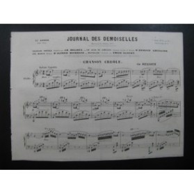 Journal des Demoiselles Delioux Lhuillier Dufresne Piano Chant 1854