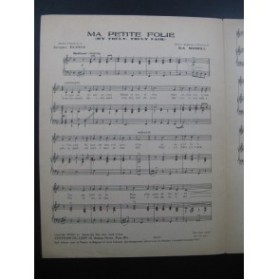 Ma petit Folie Jacques Hélian Chant Piano 1951