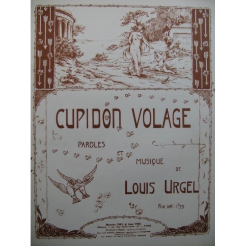 URGEL Louis Cupidon Volage Piano Chant