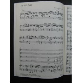 MENDELSSOHN Der 115 Psalm op 31 Chant Piano