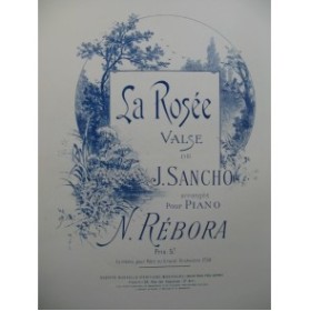 REBORA N. La Rosée piano
