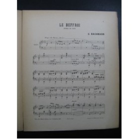 BACHMANN Georges Le Beffroi piano