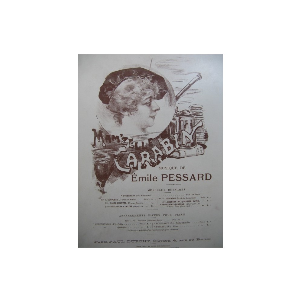 PESSARD Emile Pantomine piano