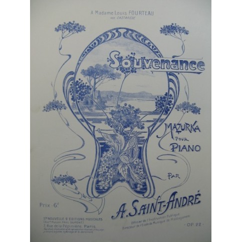 SAINT-ANDRE A. Souvenance piano