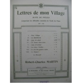 MARTIN Robert-Charles Jour de Pluie piano