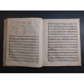 GRÉTRY André L'Ami de la Maison Opéra Chant Orchestre 1772
