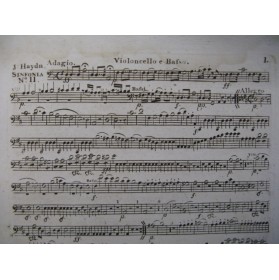 HAYDN Joseph Symphonie n° 104 London Orchestre ca1810