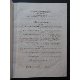 BELLINI Vincenzo Il Pirata Opéra Chant Piano ca1830