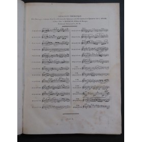 SPOHR Louis Collection de Quatuors et Quintetti Violon Alto Violoncelle ca1830