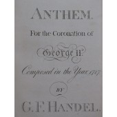 BOYCE W. Song HAENDEL G. F....