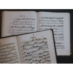 BACH J. S. Sonates Piano Violon ca1845