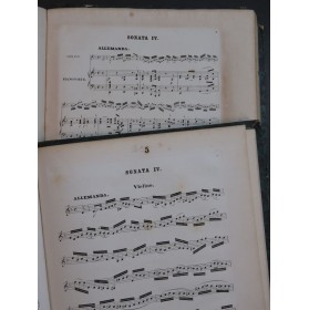 BACH J. S. Sonates Piano Violon ca1845