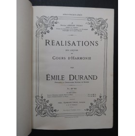 DURAND Émile Traité Complet d'Harmonie en 2 volumes 1881