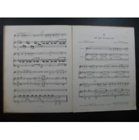 DE LA PRESLE Jacques Impressions Dédicace Chant Piano 1922