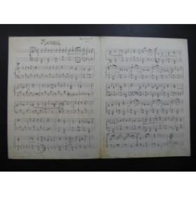 CANIVET Robert Monaco One Step Manuscrit Accordéon Piano