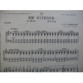 ZAMECNIK John Stepan En Vitesse Orchestre 1928